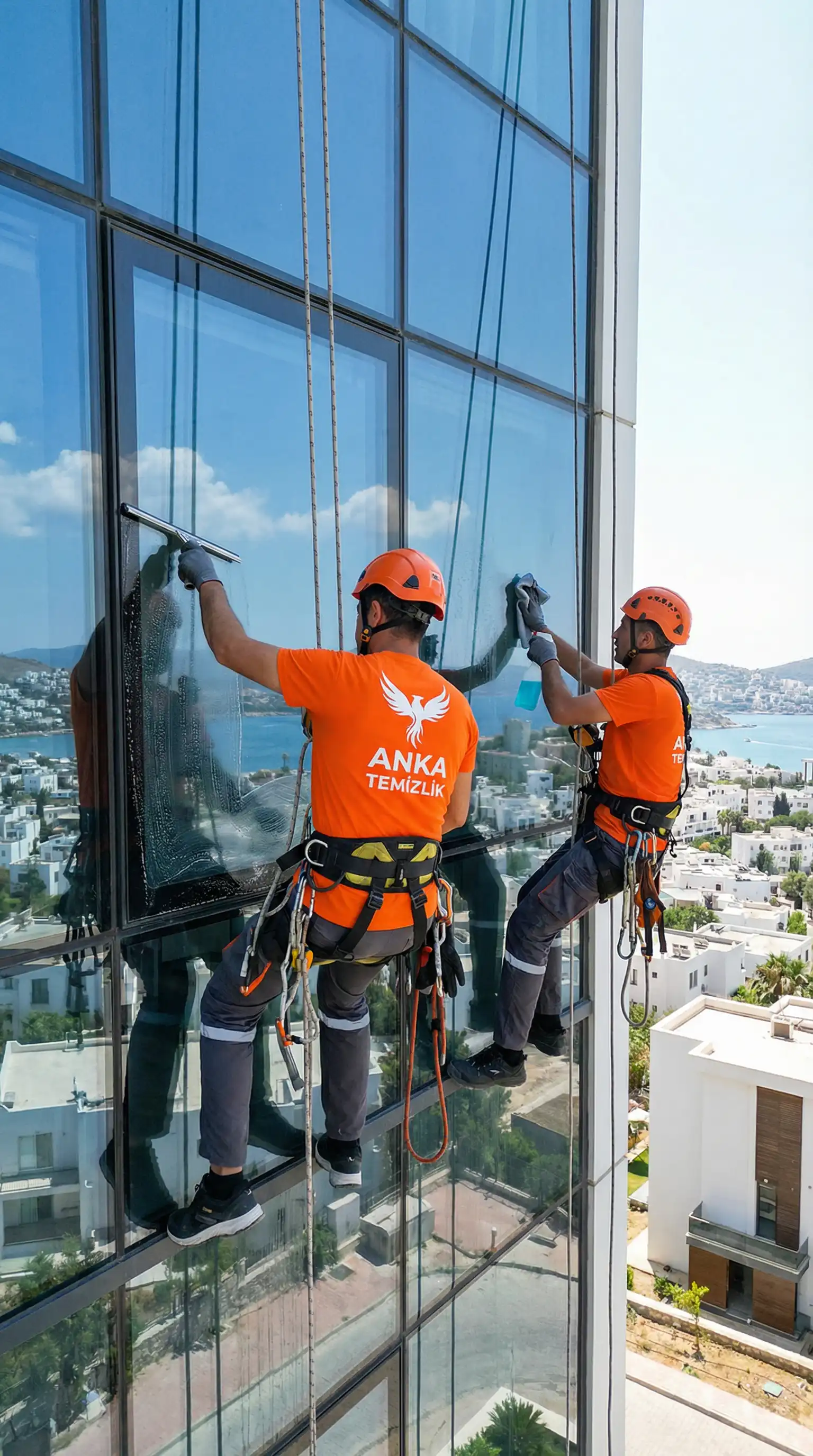 Bodrum cam temizliği dış cephe ve detay temizliği